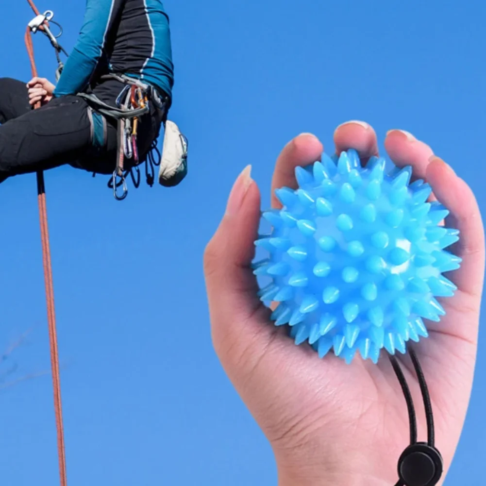 كرة تدليك تعمل باللمس، كرة اللمس اليدوية والقدم، استرخاء العضلات، قبضة تدريب القوة، كرة شوكة ناعمة #4