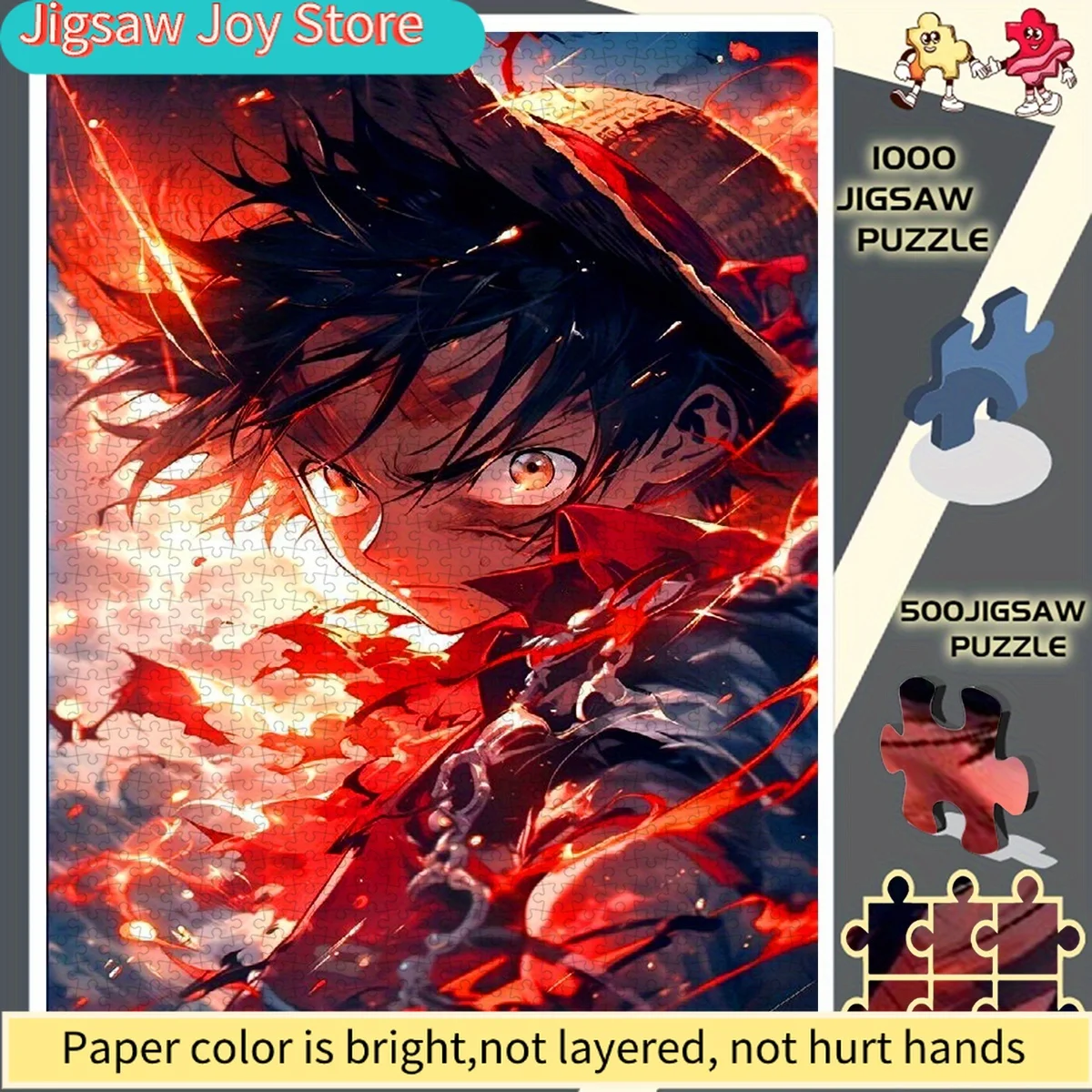 

Идеальный выбор для любителей, эта головоломка представляет собой динамичный пазл с динамичным персонажем Монки Д. Луффи из страстного аниме. Это...