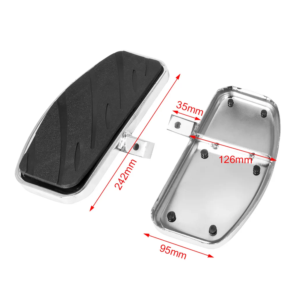 2026  motorcycle accessories modified front and rear large pedals, rest pedals, suitable for Honda VTX 1300/1800 view 5