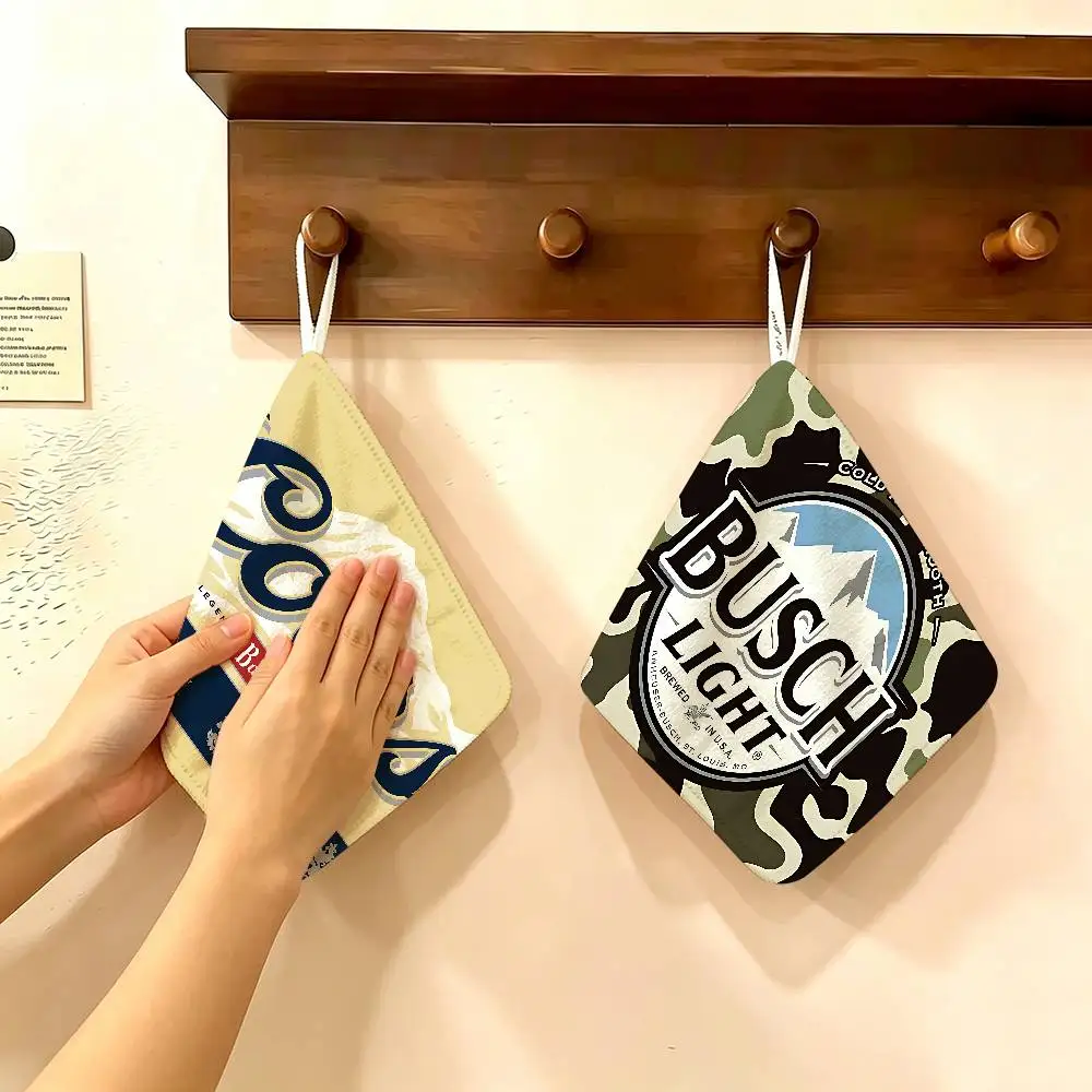 C-Coors B-Banquet Reusable Hanging Kitchen Towel, Polyester Cotton Soft Fabric for Office Home Daily Life