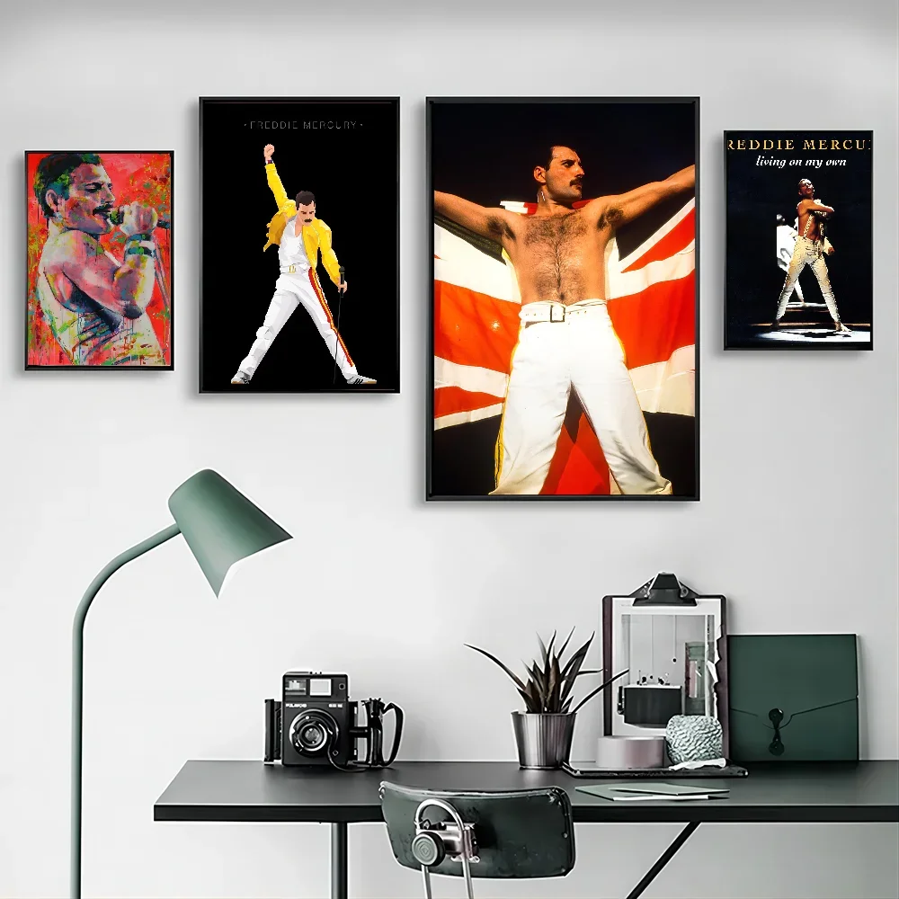 1PC Queen Freddi Mercury Posmia madly Poster Paper Print Home Living Room Bedroom Entrance Bar Restaurant Cafe Art
