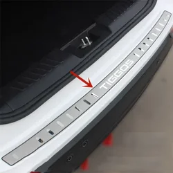 For CHERY TIGGO 5 2014 2015 2016 stainless steel trunk threshold guard plate anti-scratch protection car accessories