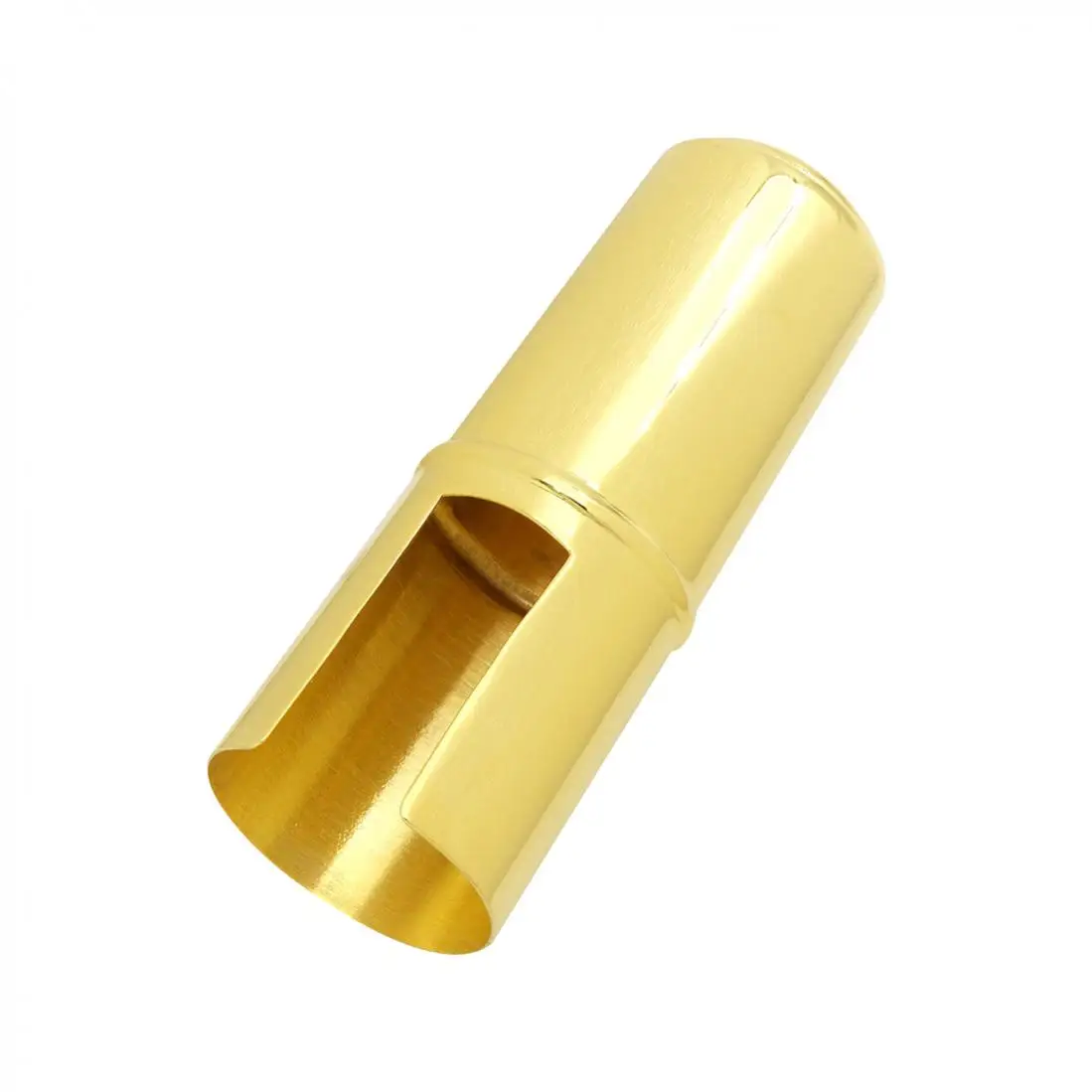 Alto / Soprano / Tenor Saxophone Mouthpiece Cap Brass Gold Plated Protective Cap for Metal Sax Mouthpiece