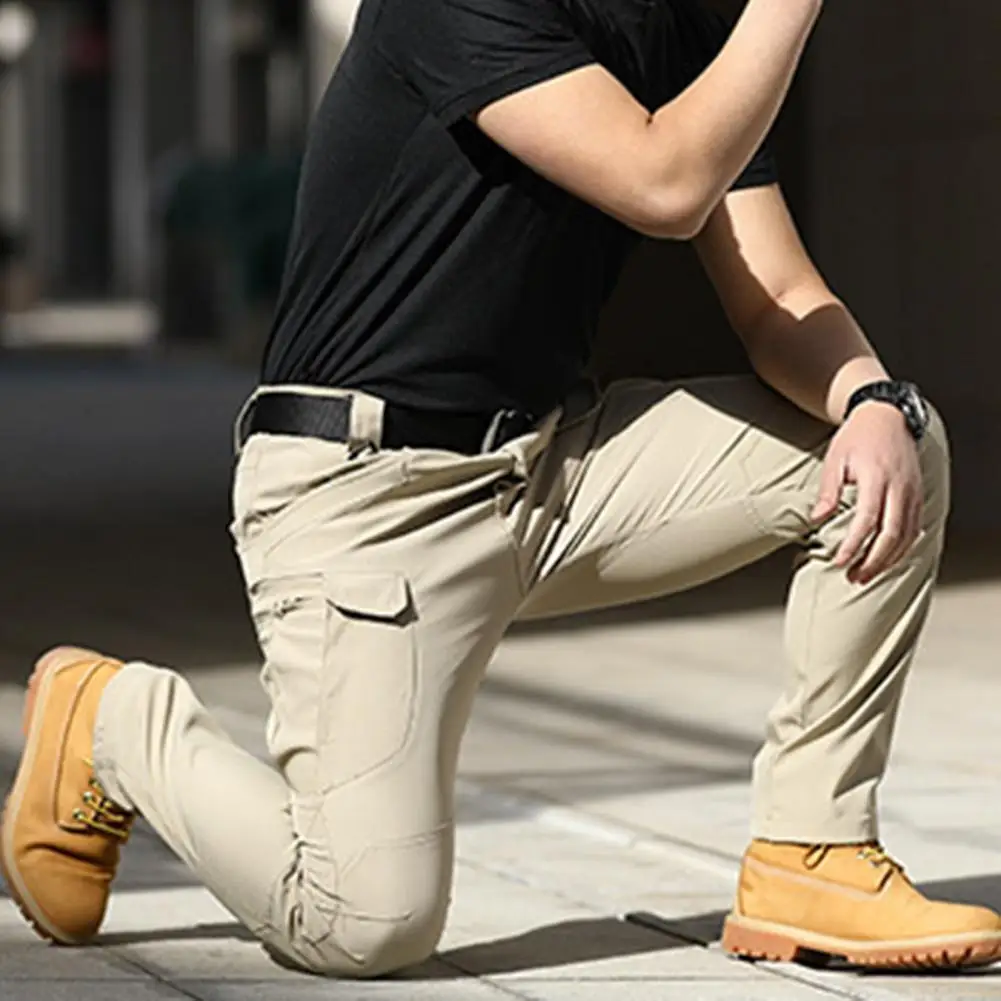 

Men s Cargo Pants Waterpoof Lightweight Rip Stop Combat Trousers with Pockets Breathable Hiking Pants