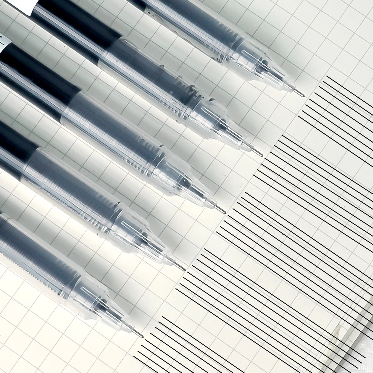 WQN-3/6/12 قطعة ذات سعة كبيرة قلم توقيع السائل المباشر 0.5 مللي متر بنك الاستثمار القومي الحبر الأسود قلم توقيع الأعمال لكتابة اللوازم المكتبية #5