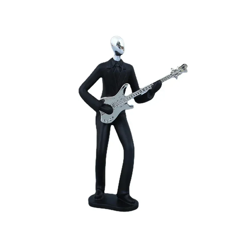 

Абстрактная скульптура, музыкальная группа, гитариста, ремесленная фигурка, статуя, модель из смолы, художественная резьба, фигурка, украшение для дома