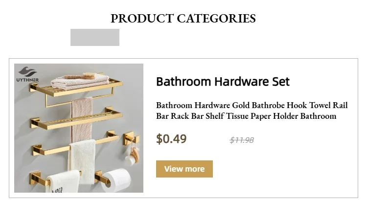 Rainfall Shower Head 8"/10"/12" Square Bathroom Ultrathin Rain Top Shower Head with Shower Arm Faucet Accessories Wall Mounted