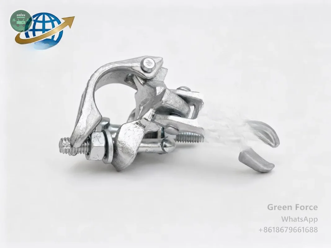 High-Load Forged Steel Scaffold Swivel Coupler | Hex Press-Fit Internal Joint | UK Standard Cross Connector