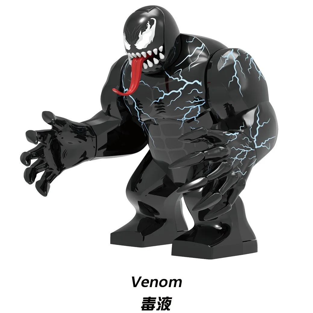 Marvel Venom Block Action Characters, Doll Statues, Building Blocks, Weapon Construction Blocks Christmas Birthday Gifts