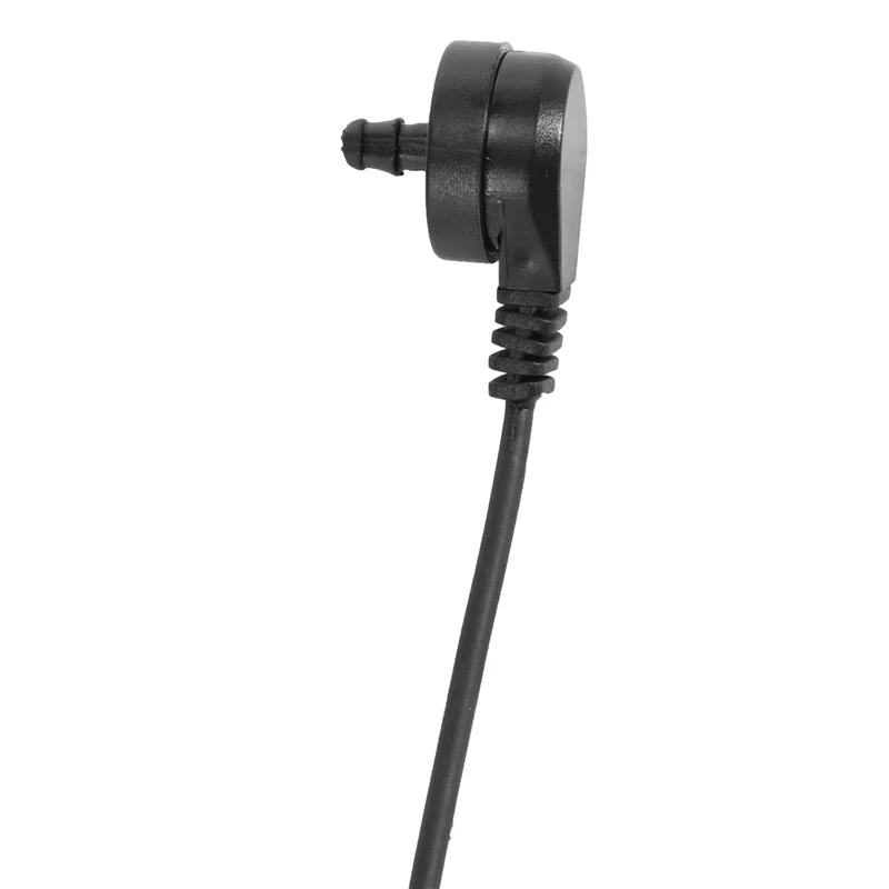 6X RHF 617-1N 3.5Mm RECEIVER/LISTEN ONLY Surveillance Headset Earpiece With Clear Acoustic Coil Tube Earbud Audio Kit-A74Z