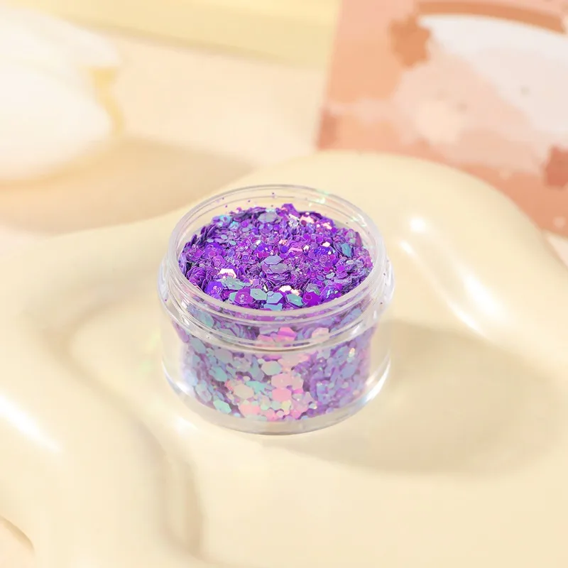 لوازم الأظافر الجديدة الليزر بريق مسمار بريق كريستال الايبوكسي الغراء مسمار الديكور بريق للأظافر الأظافر الملحقات