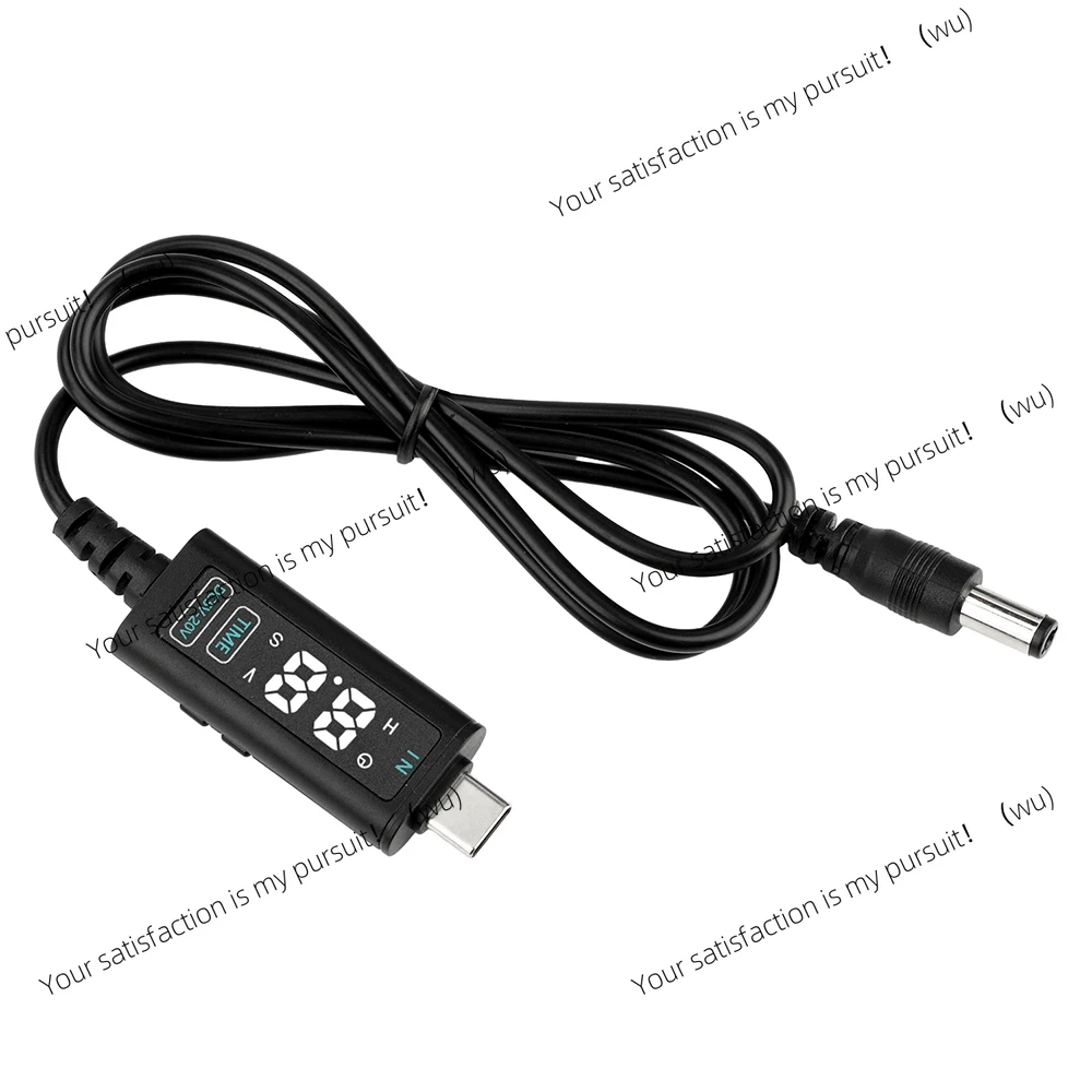 

USB/Тип C к DC 2,5 мм, кабель для быстрой зарядки, модуль быстрой зарядки, регулируемое повышение напряжения, быстрое зарядное устройство, USB-адаптер