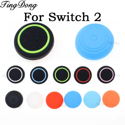 2pairs Silicone Thumb Grip Cap For Switch 2 Joy Con Joystick Cover For NS2 NS 2 Game Accessories
