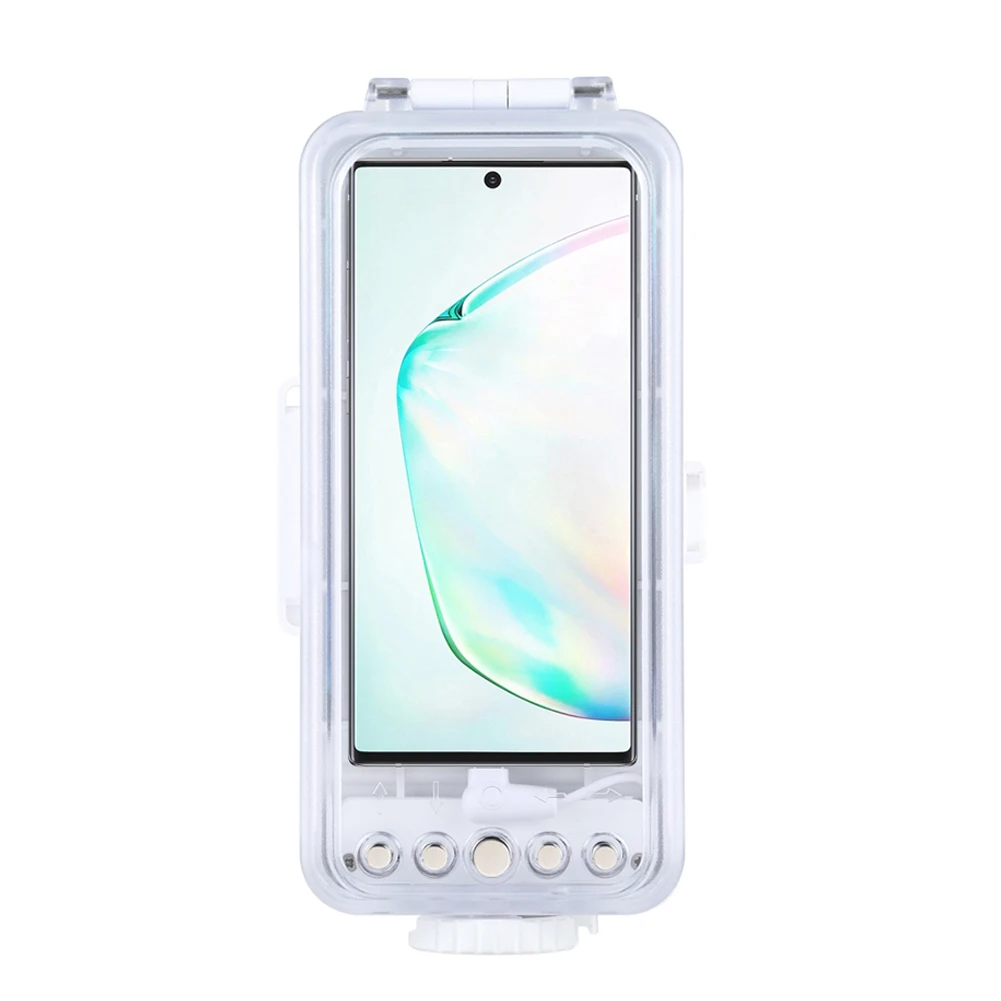 PULUZ Waterproof Diving Case Photo Video Taking Underwater Housing Cover for Galaxy Huawei for Xiaomi Android Phone