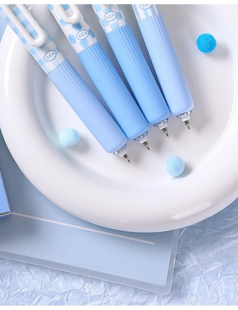 Gel-Stift mit Duft, Taschenstift mit Klickmechanismus, Hochwertiger Schnelltrocknender Marker-Stift für Studenten – Detail 10