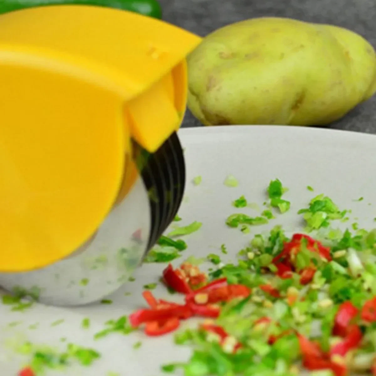 

1pc Vegetable Chopper, Multifunctional Fruit Slicer, Manual Food Grater, Vegetable Slicer, Cutter With Container
