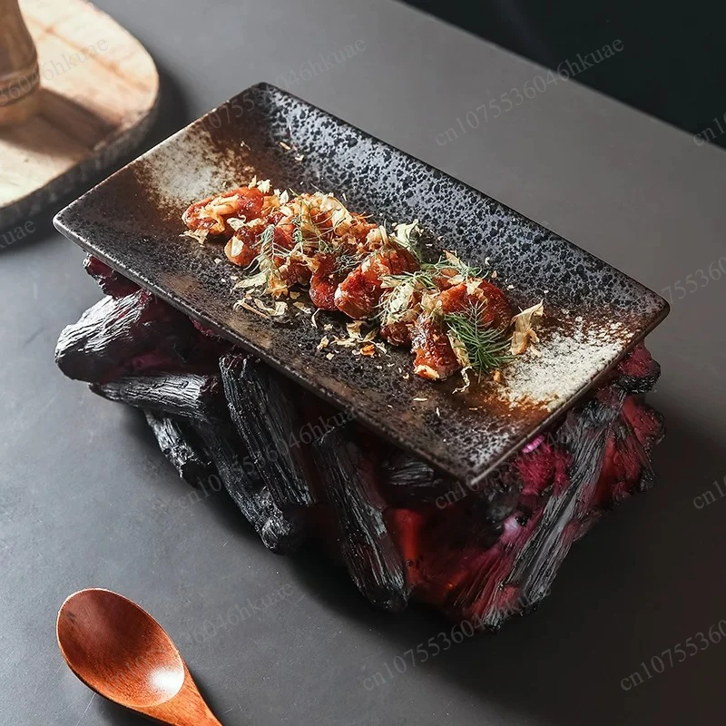 Volcano Shaped Tableware, Creative Personalized Plate for Restaurant, Hotel and Private Kitchen