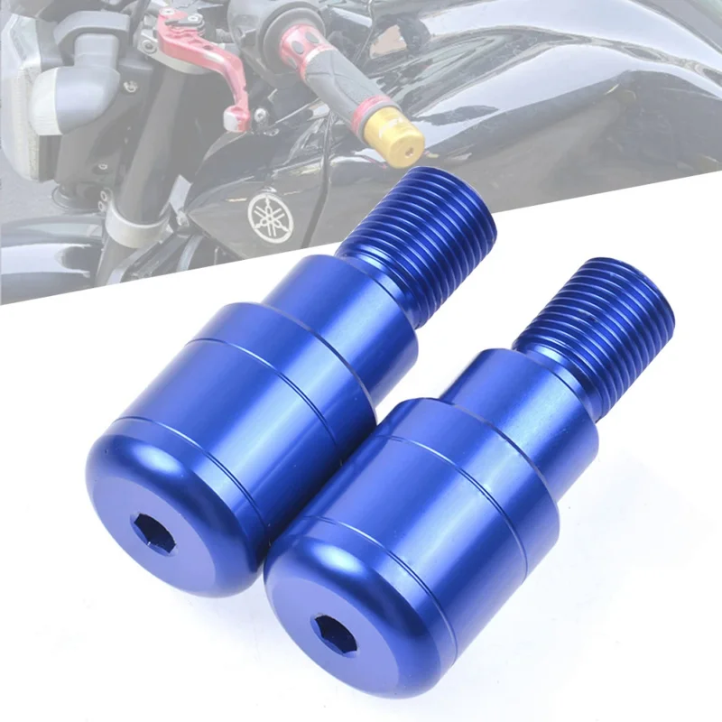 Motorcycle 7/8 \'\'Handle Bar End Weight Handlebar Grips Cap Silder Plug For YAMAHA MT-125 MT-07 FZ-07 MT-09 MT-10 XJR 1300