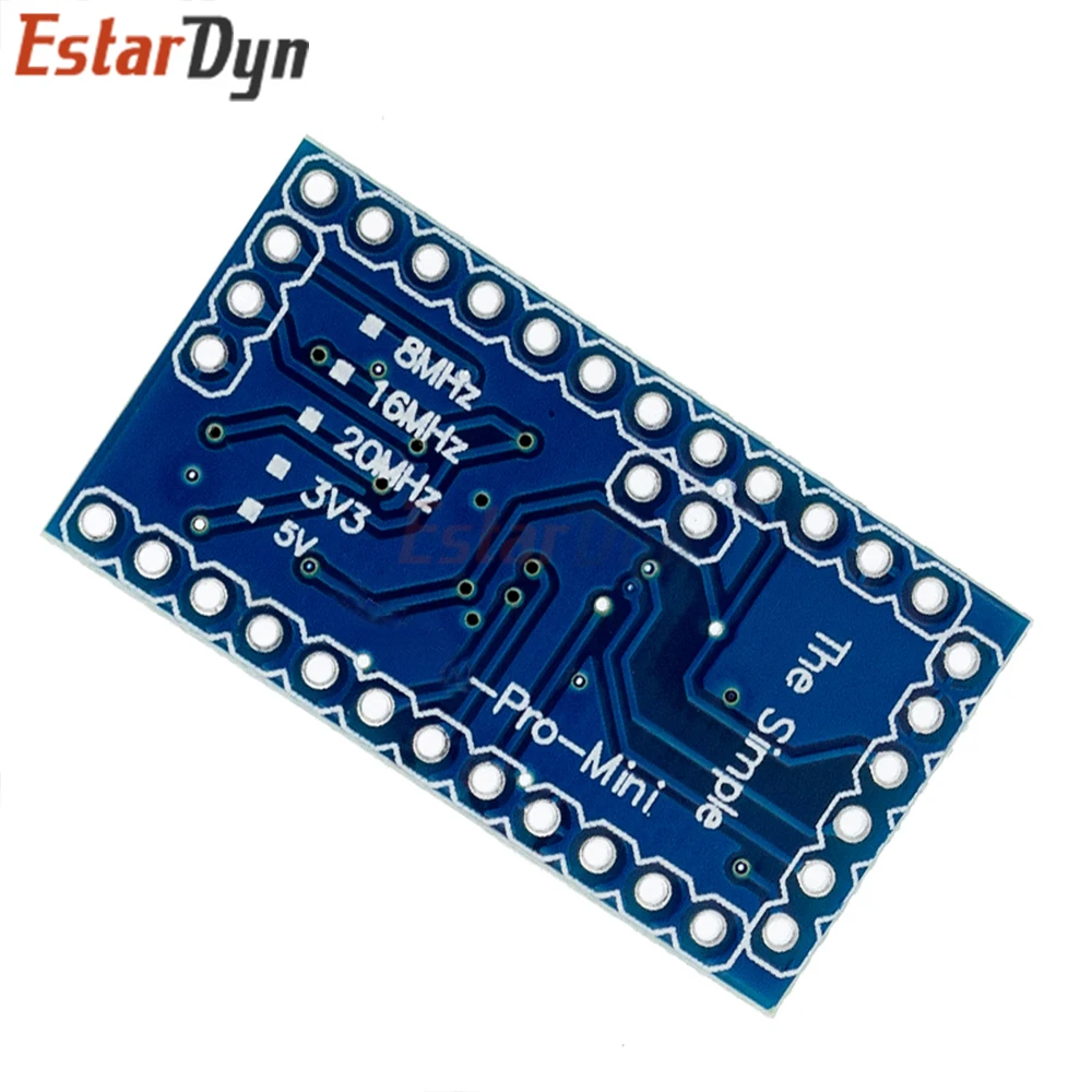 Estardyn Pro Mini ATmega328P 5V 16MHz / 3.3V 8MHz, Low Power Microcontroller Board for