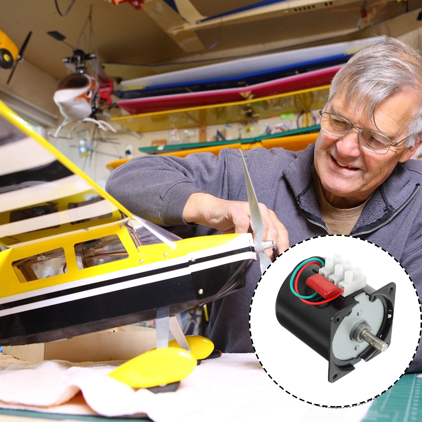 

Mini Electric Practical High Torque Copper Geared Lightweight Portable Easy Assembly Scientific Research Robot Human Body Four