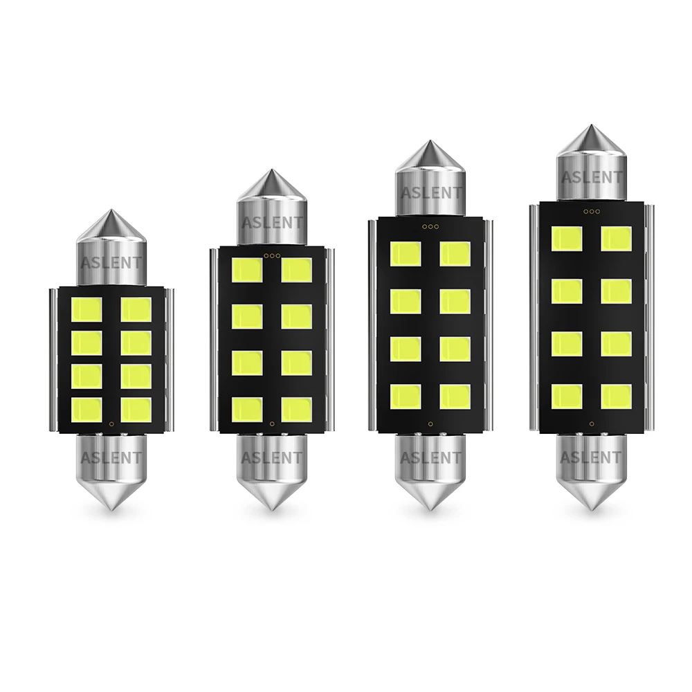 

10pcs Error Free 10x C5W C10W LED Bulb 31 36mm 39mm 42 Interior Reading Light Festoon Auto Dome License Plate Luggage Trunk Lamp