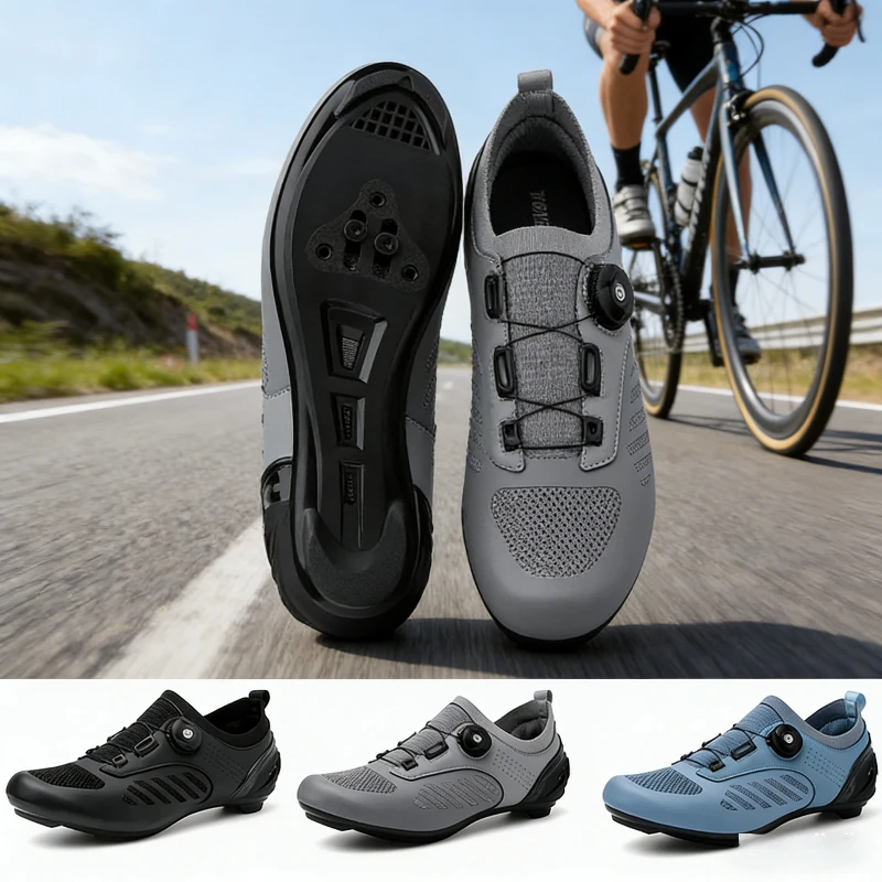 

Cycling Shoes Men Road Bike Sneakers Cleat Non-slip Women Shoes Bicycle Shoes SPD Road Footwear Speed Shoes