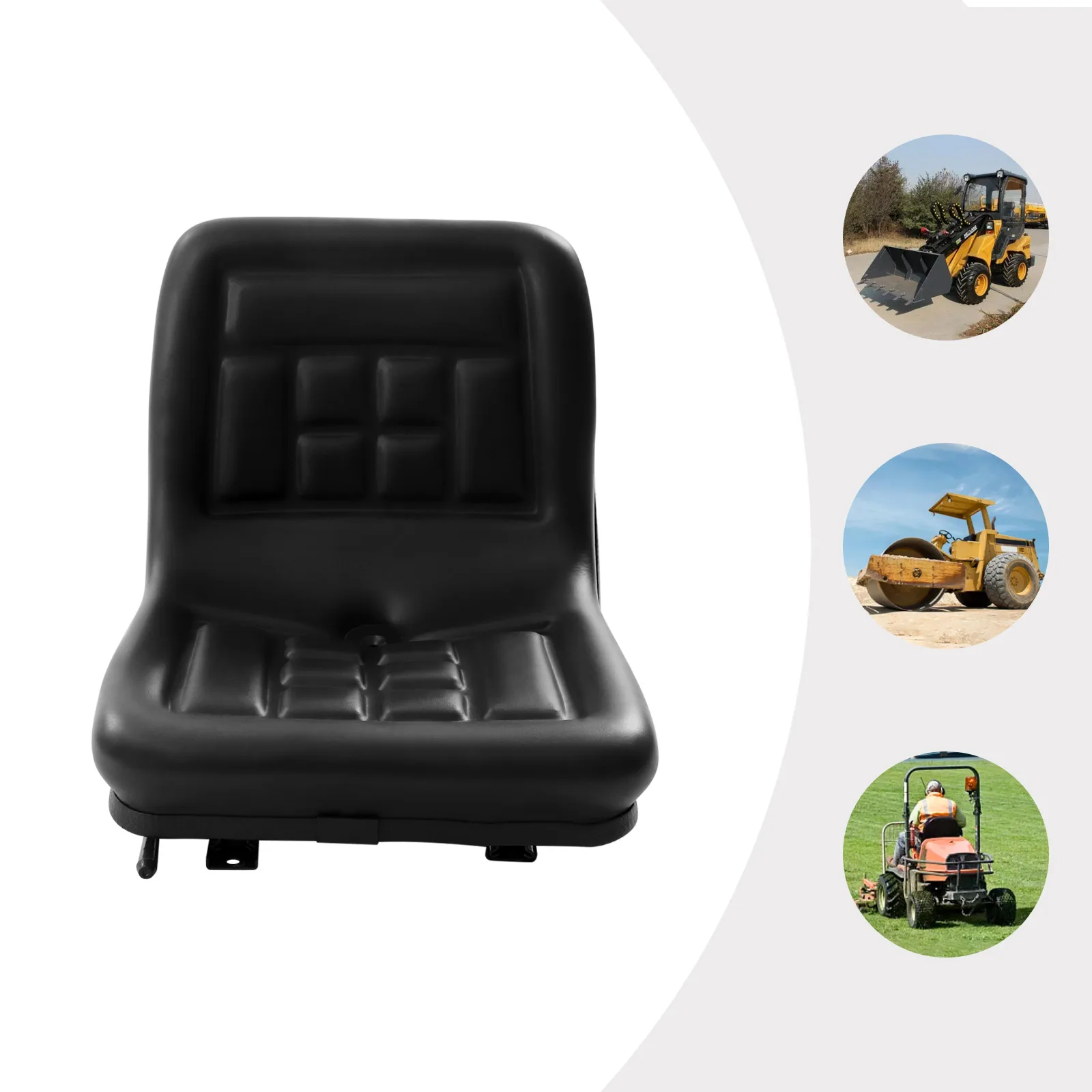 

Universal Forklift Seat for Tractor Excavator Skid Loader Backhoe Dozer Slidable