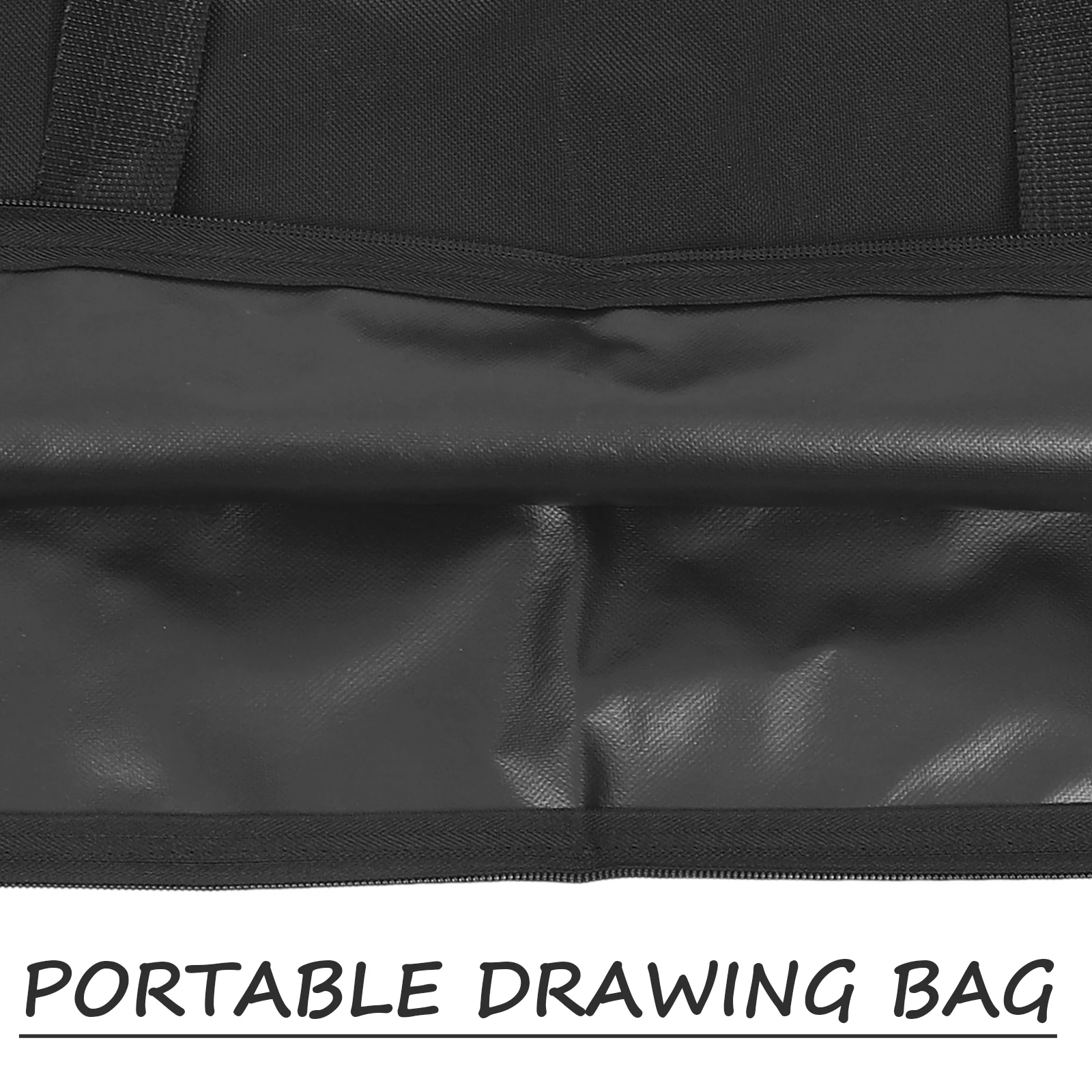 

Art Portfolio Bag Large Capacity Drawing Organizer Wear-Resistant Lightweight Canvas Pouch Zipper Closure for Sketching Outdoor