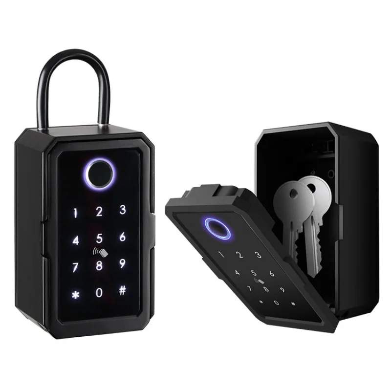 Waterproof Bluetooth key lock box, TTLOCK graffiti version, key holder for rental apartment homestay vehicle