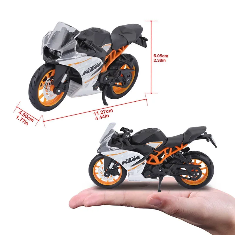 Maisto 1:18 KTM RC 390 CBR1000RR-R 2021 YZF-R1 Naked V4 S  YAMAHA MT-07 2018 motorcycle motorcycle Model collection gift toy