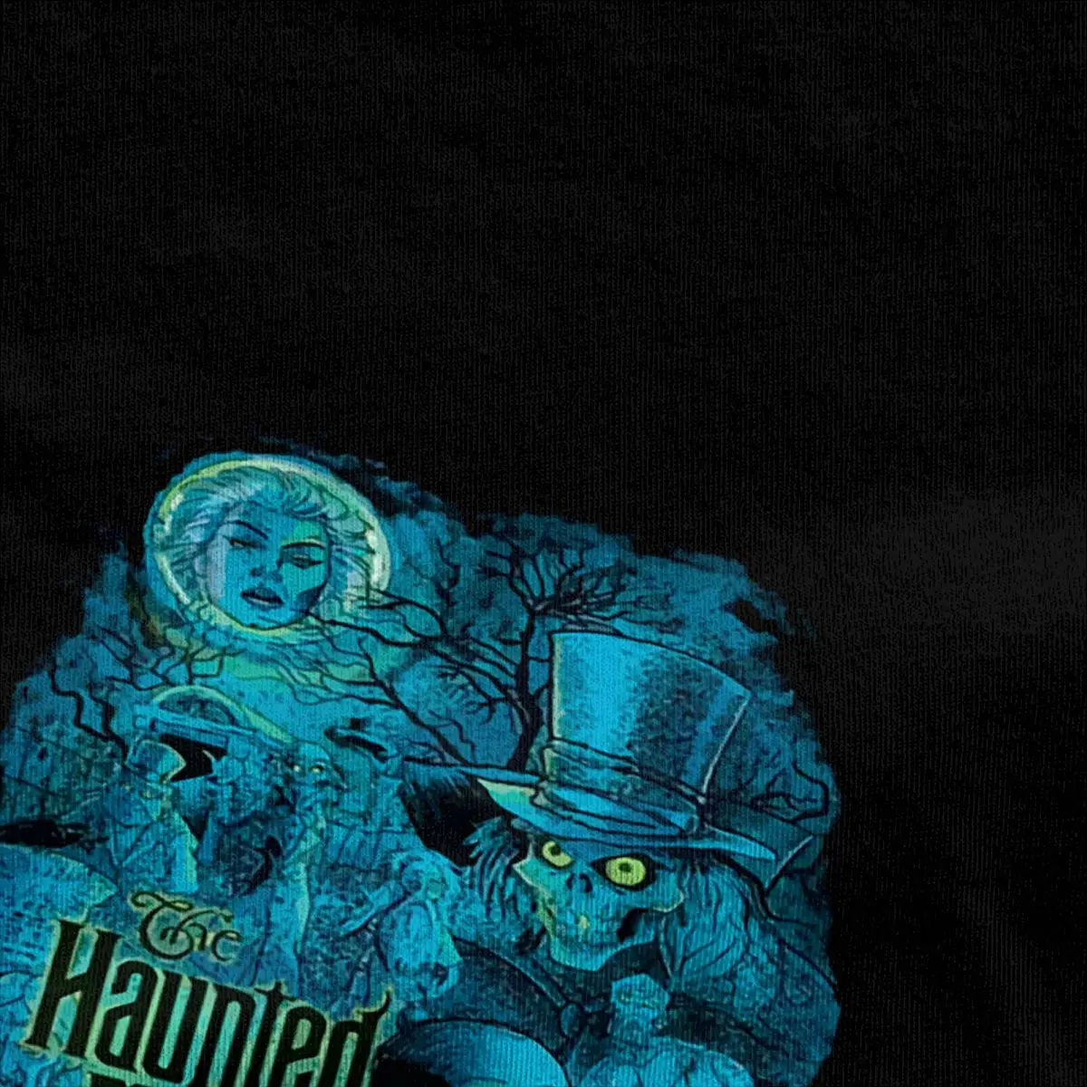 The Haunted Mansion Horror Movie T-Shirt for Men Women Pure Cotton Tees Round Neck Short Sleeve T Shirt Original Clothing