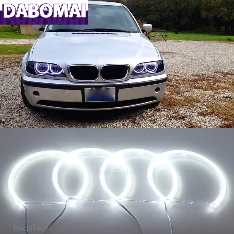 

ДХО для BMW E46 M3 с заводскими ксеноновыми фарами HID 2001-06 Smd Led Angel Eyes Kit Отличное ультра яркое освещение