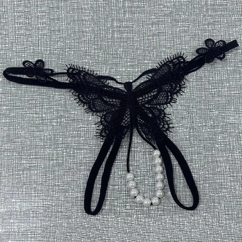 

Butterfly Thong Crotchless Lace For Holiday For Vacation Brand New Ice Silk Spandex Acrylic Chiffon Moderate Elasticity
