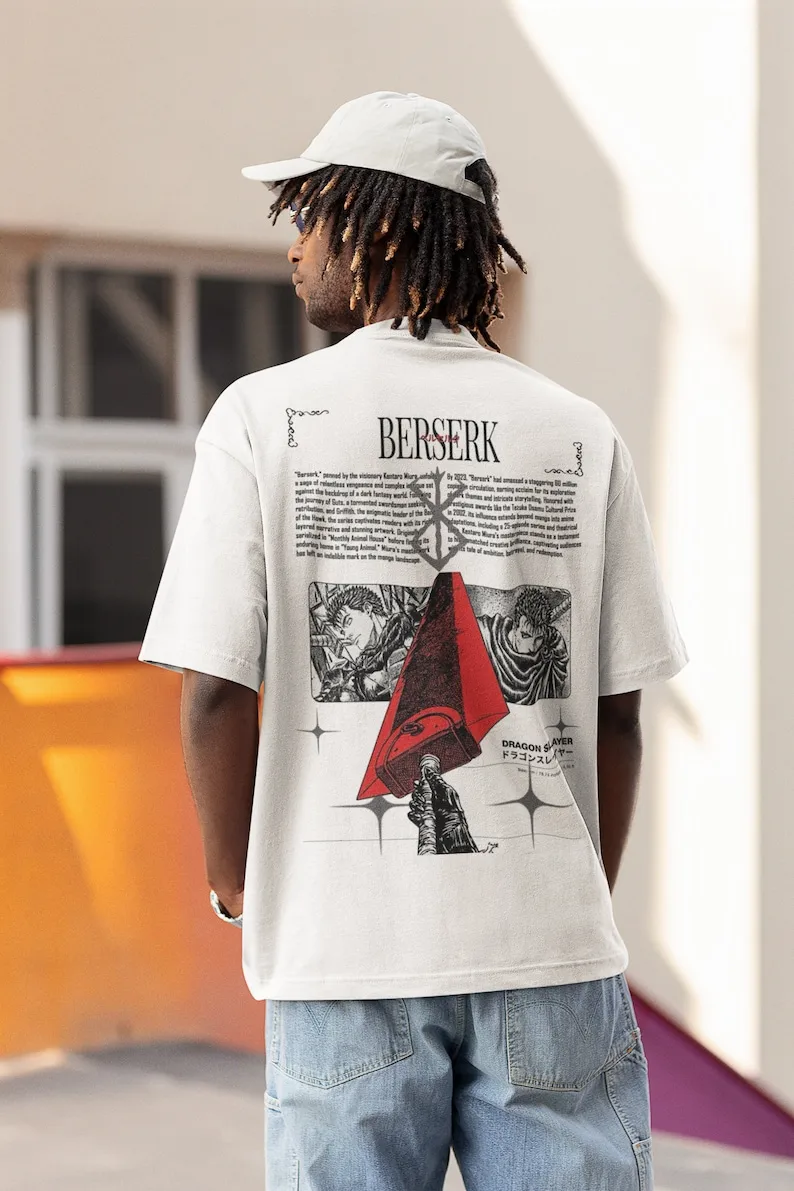 ANIME T-SHIRT Backprint | 100% cotton