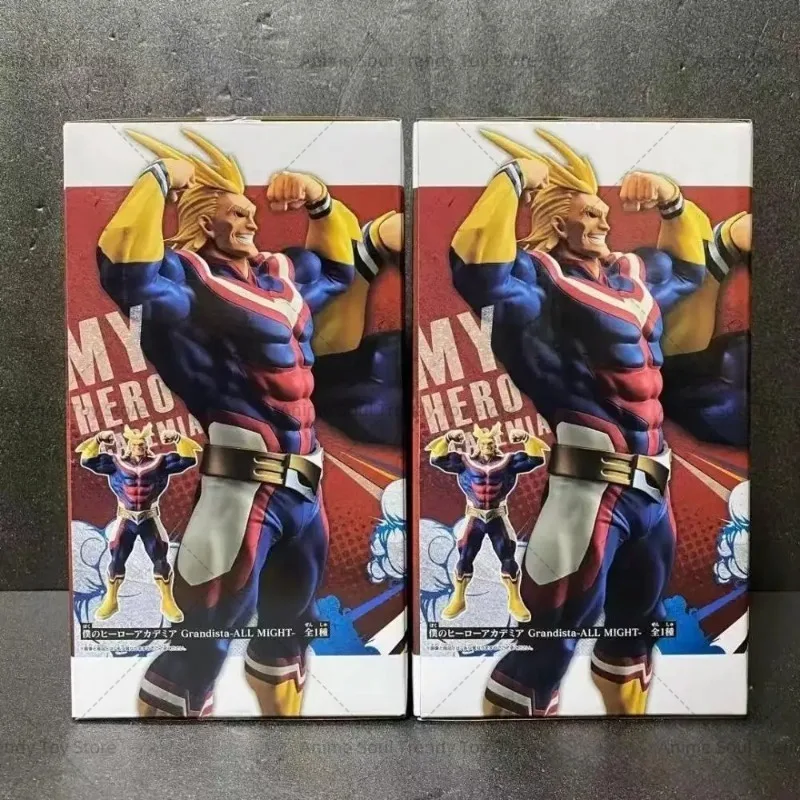 En Stock Original BANDAI BANPRESTO Grandista ALL MIGHT figura Anime My Hero Academia figuras de acción PVC colección modelo juguetes como