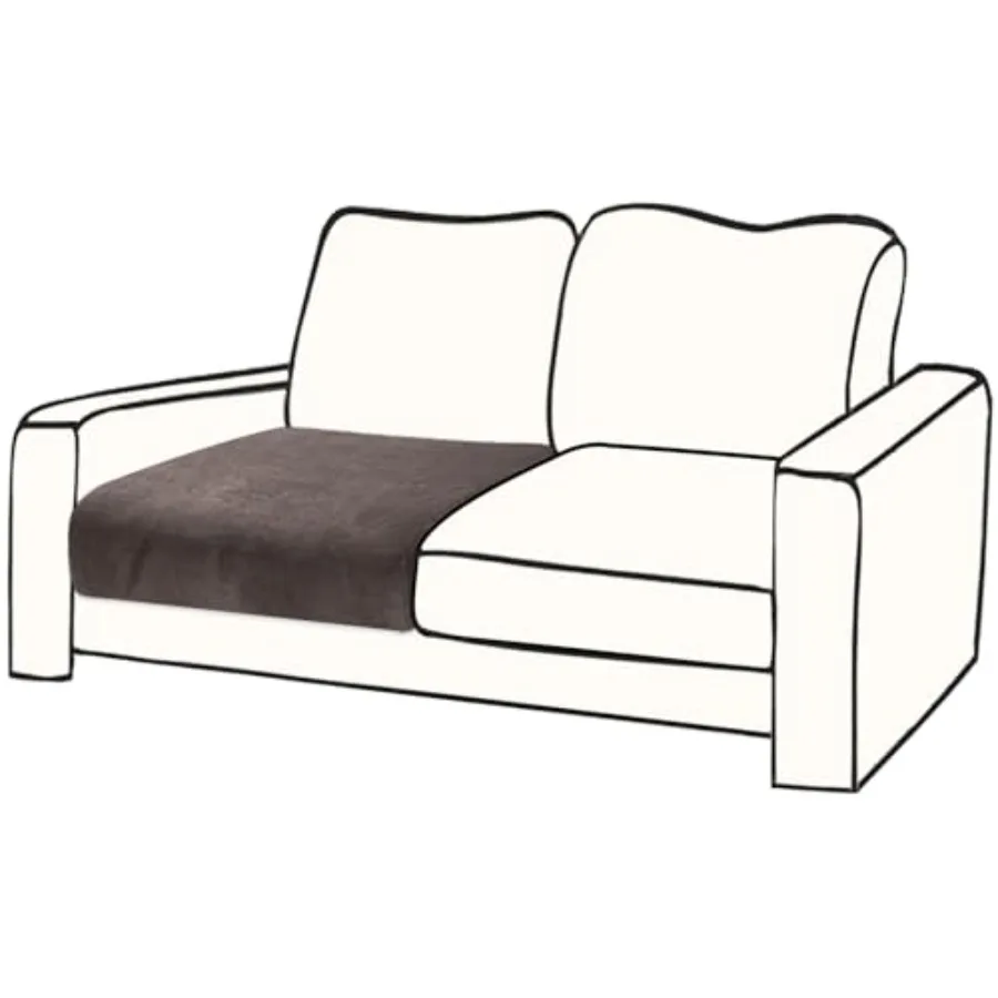 

Couch Cushion Cover Velvet Pcs Seat Cushion Cover Stretch Armchair Cover Separate Sectional Sofa Slipcovers Furniture Protect -
