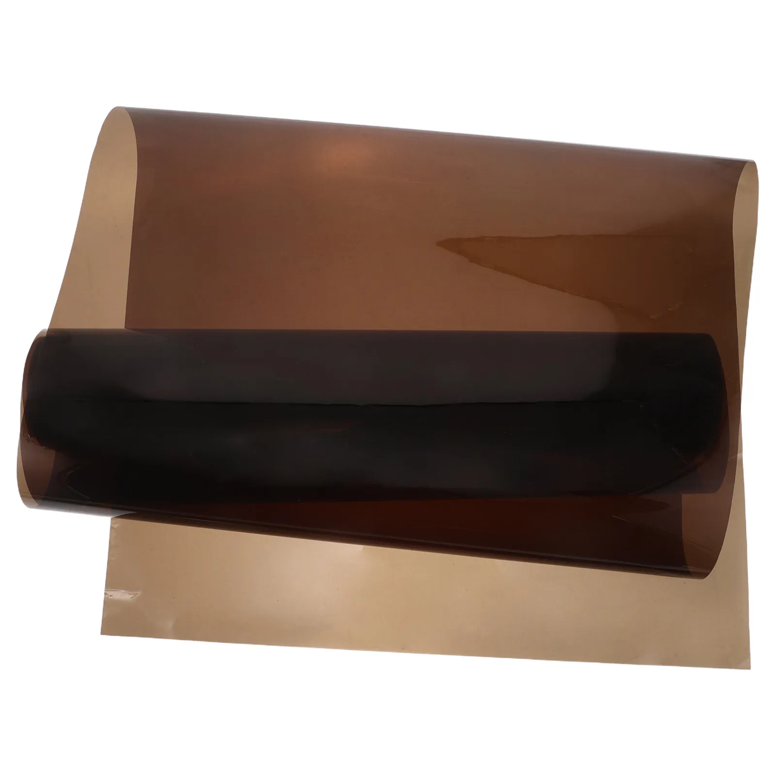 1 Roll Self Adhesive Window Privacy Film Heat Insulation Uv Protector Decorative Glass Sticker for Bedroom Dark Brown