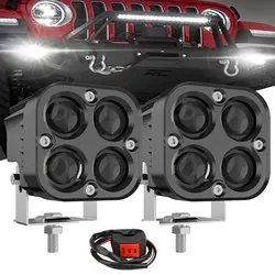 Additional 3inch Flood Light bar Car LED beam 12V running lights  fog lights For Farah LED motorcycle 4x4 off road accessories