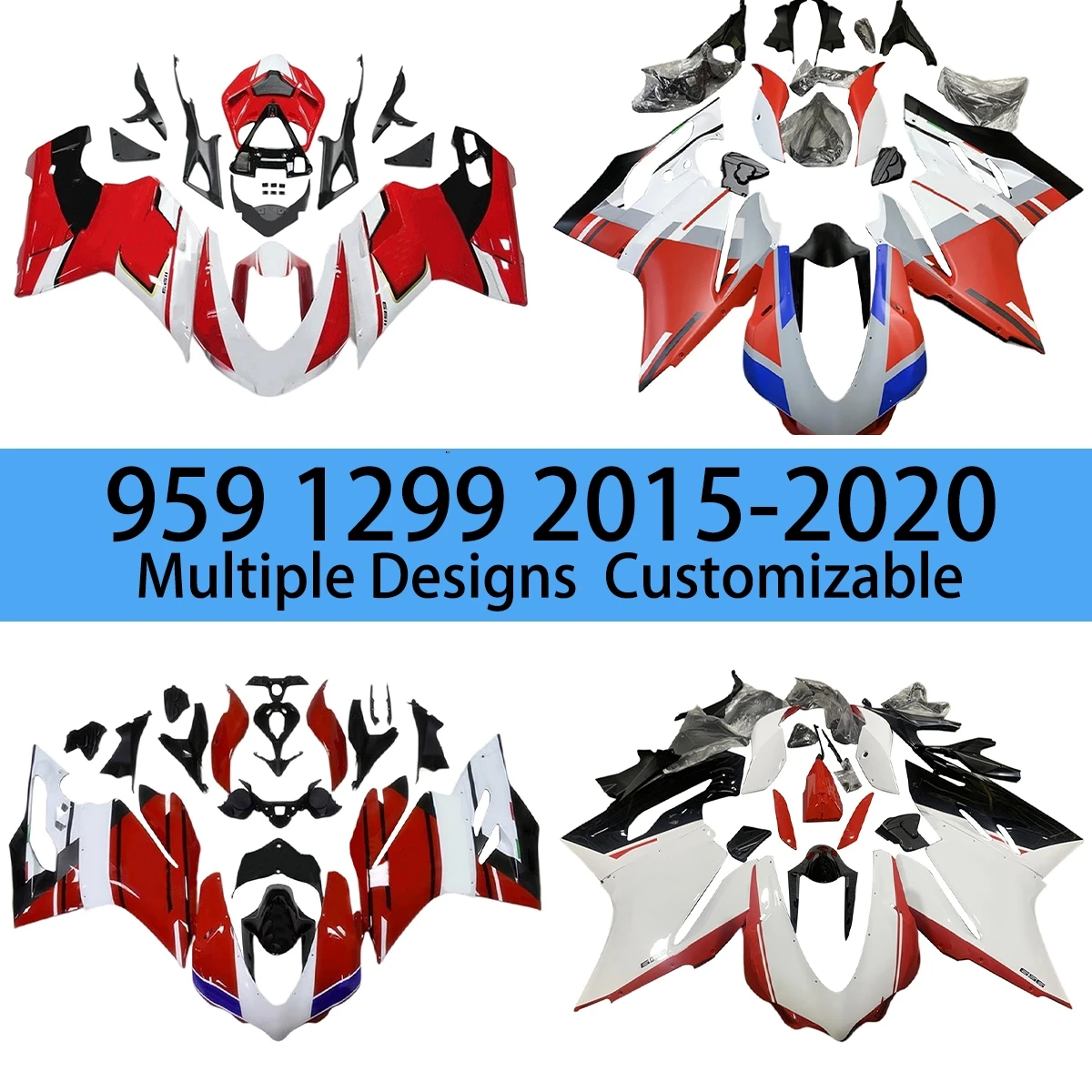 Cooles Verkleidungsset 1299 2015 2016 2017 2018 2019 2020 Verkleidungskit Motorradverkleidung für DUCATI 959 15 16 17 18 19 20