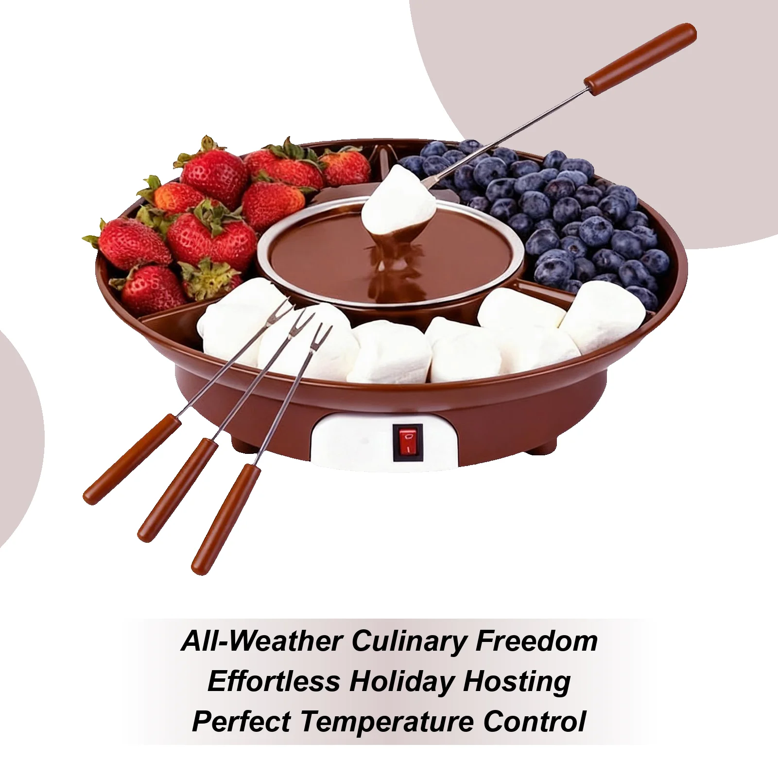 

Chocolate Fondue Mug Safe Kitchen Butter Warmer Cup Candy Melting Pot For Cream Milk Coffee Desserts Kitchen Party Camping