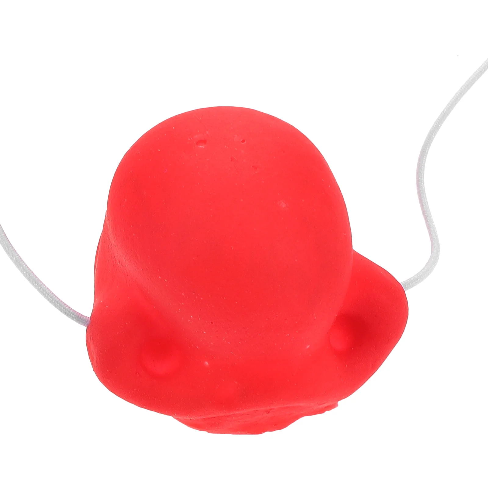 10 szt. Czerwony Nos Klauna Elastyczny Pasujący do Stroju na Imprezę Cosplay Akcesoria do Kostiumów na Motyw Cyrkowy Akcesoria dla Klauna na Występy