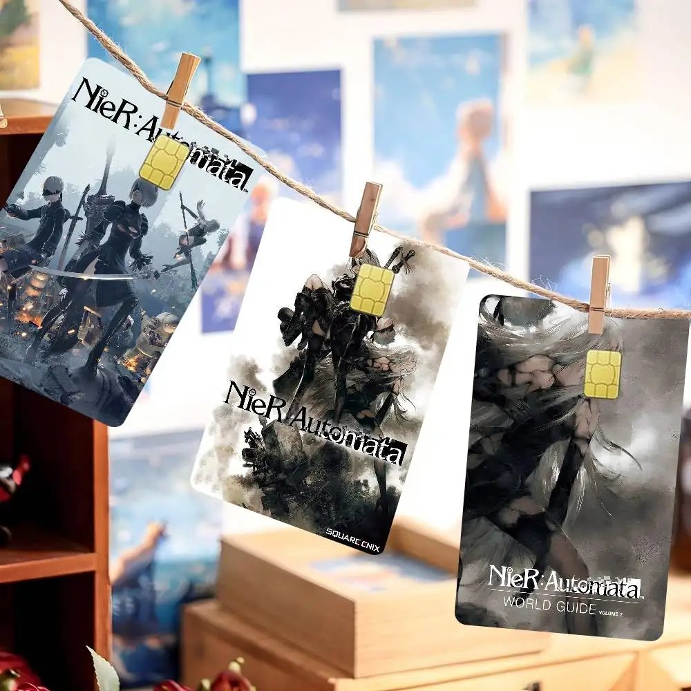 

NieR Automata Anmie Sticker Film Skin Cover For Credit Card Debit Bank Card Front