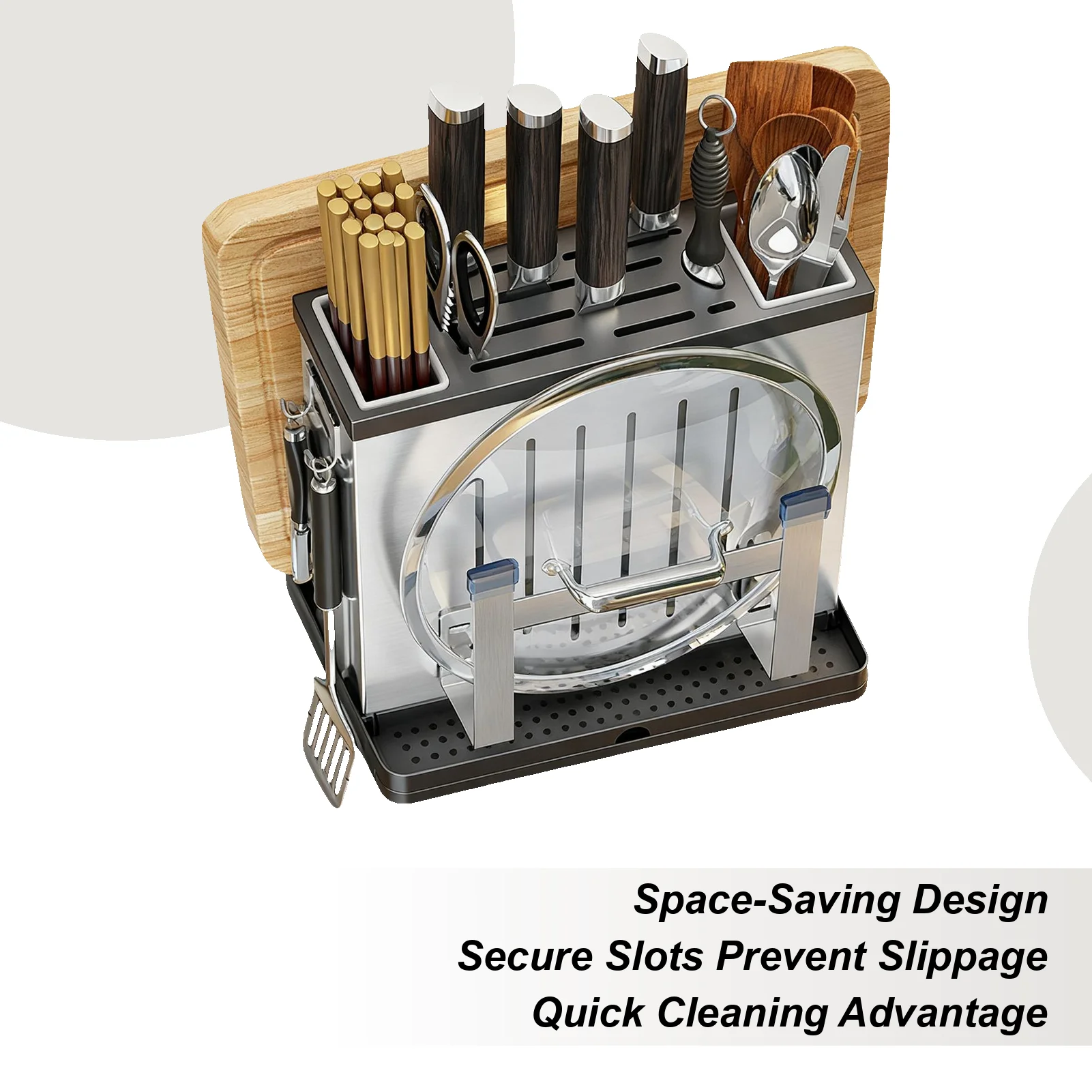 

Органайзер для разделочной доски, настенная подставка для кухонной утвари, лопата, кухонный органайзер, подставка для общежития, отеля, ресторана