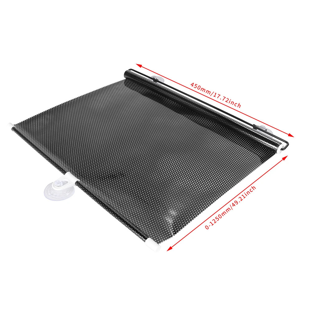 Picture 4: Car Windshield Sunshade Front/Rear Window Retractable Windshield Sunshade Universal Suction Cup Car Sunshade