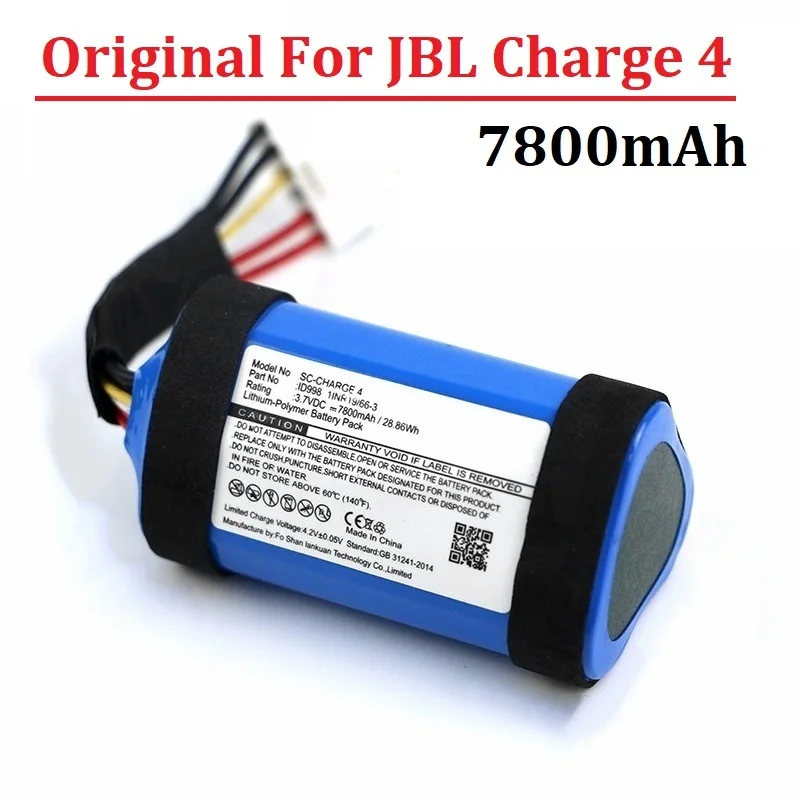 7800mAh For JBL Charge4 JBL 4 Battery Original Wireless bluetooth speaker for JBL Charge 4 ID998 IY068 SUN-INTE-118 Batteries