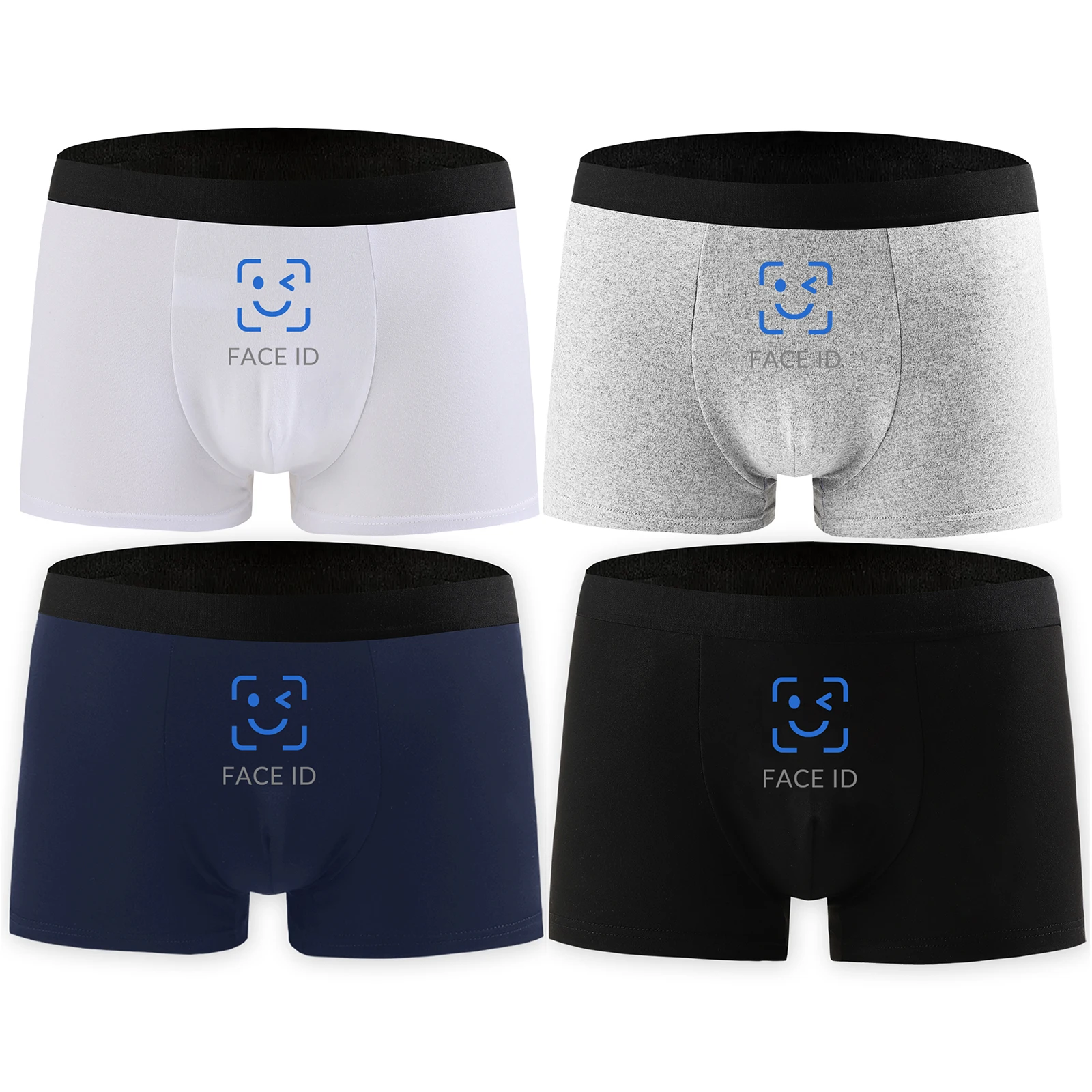 

Funny Novelty Low Waist Panties Men's Sexy Breathable Boxer Briefs U Convex Fashion Tight Traceless Underwear Men Knickers