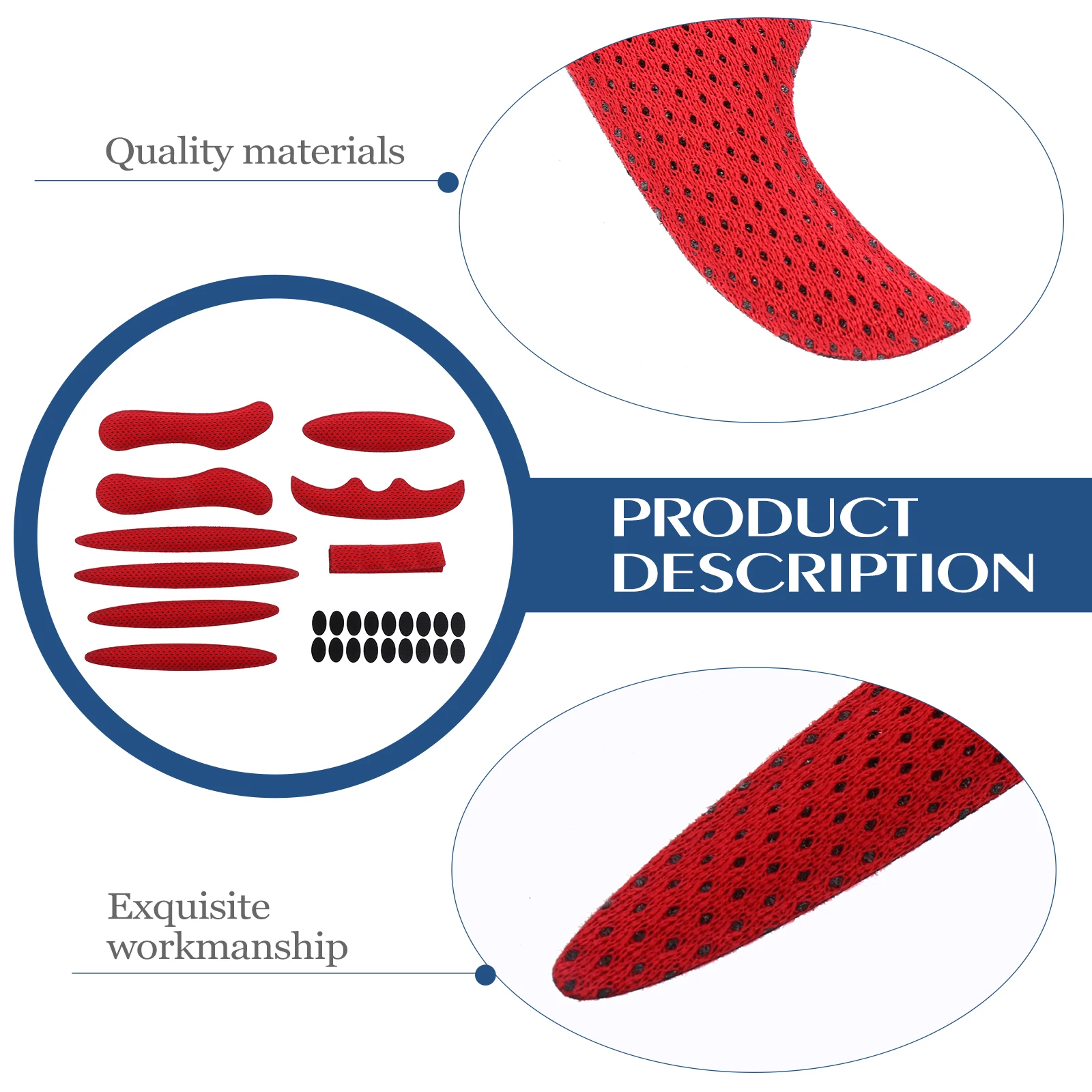 

2 set 2 Sets Padding Kit Cycling Pads Lining Sponge Absorption Cushion Replacement Bike Motorcycle Electric Car Helmets