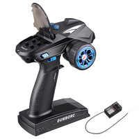 DumboRC X6 2.4GHz 6CH FHSS Radio Transmitter Support Gyro Sensitivity Adjustment with X6FG RC Receiver for JJRC Q65 MN-90 RC Car