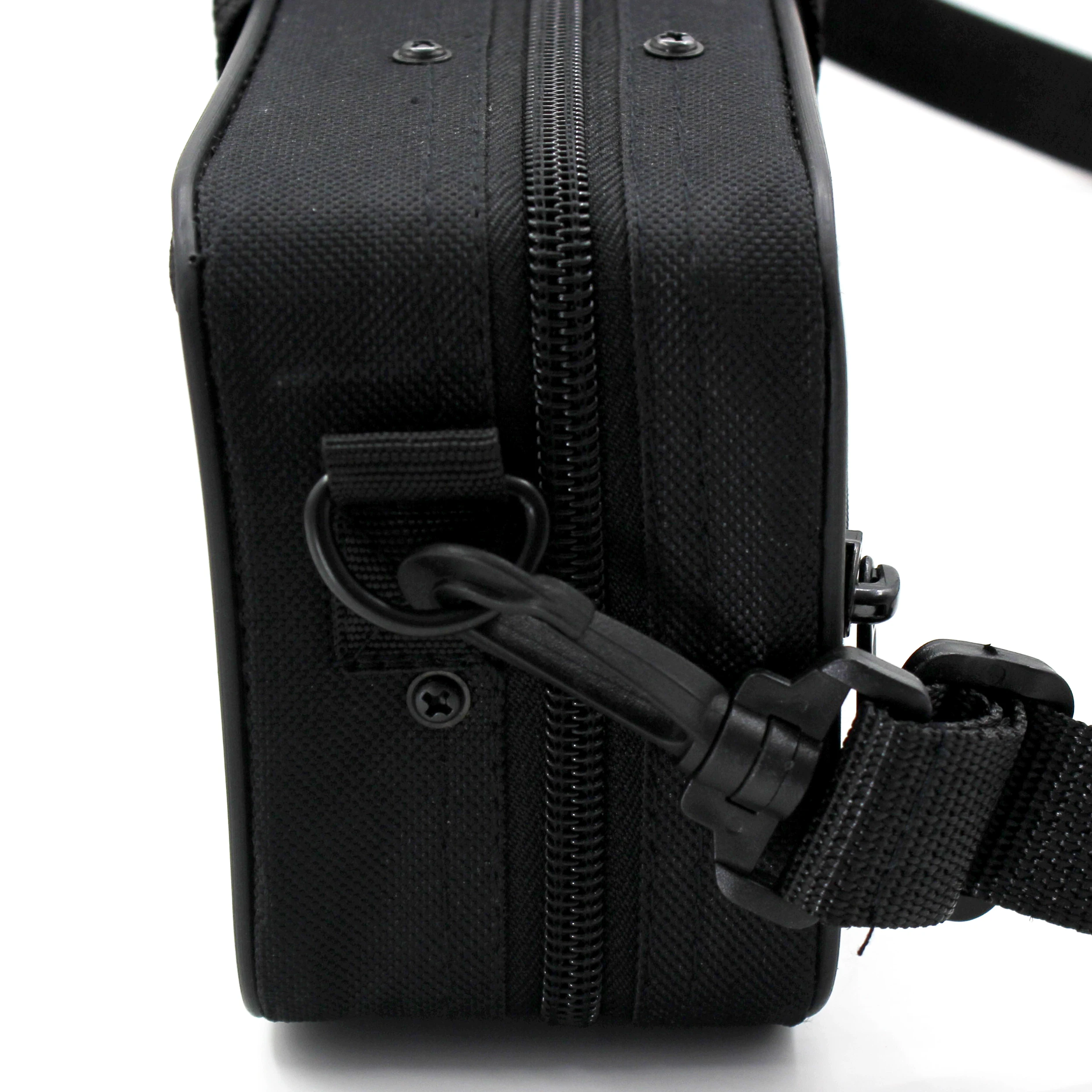 Black Flute Case Woodwind Instrument Accessories Waterproof Oxford Cloth Cotton Pad Big Bag With Strap Music Tool Storage