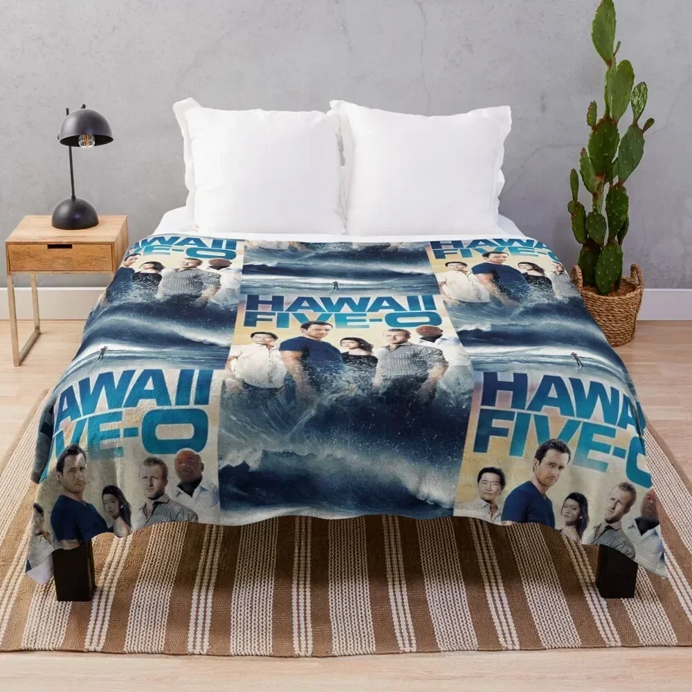 

Hawaii five 0 Throw Blanket Lightweight Warm Blanket for Travel Camping